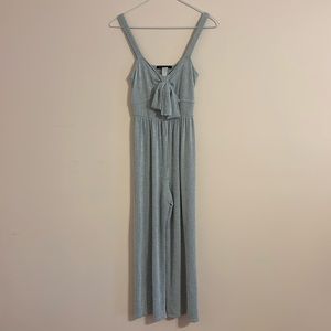 Blue Striped Jumpsuit Women’s small